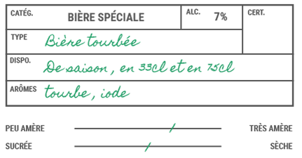 biere special tourbée iode